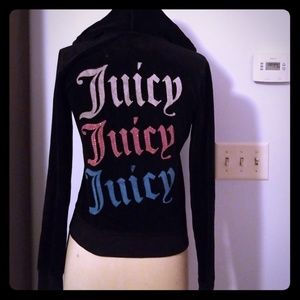 Juicy Velour Hoodie size Large